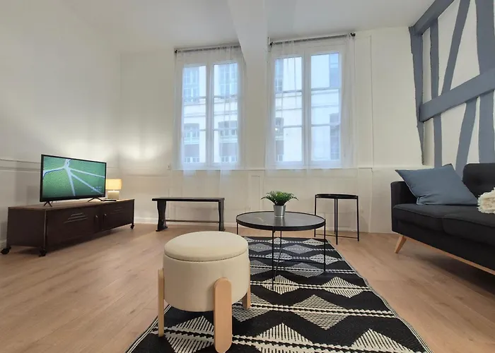 Appartement Le Norman Centre Historique Lumineux Rouen